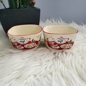 Lenox Holiday Inspiration & Illustrations Nut Bowl Candy Dish